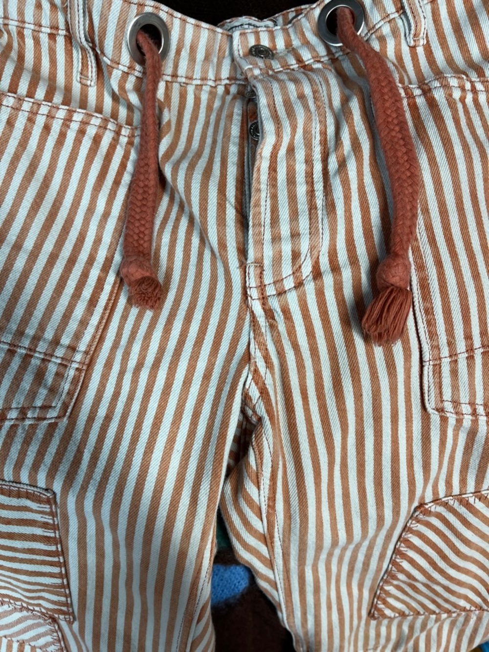 Free People Moxie striped railroad Pants 28 - Picture 6 of 10